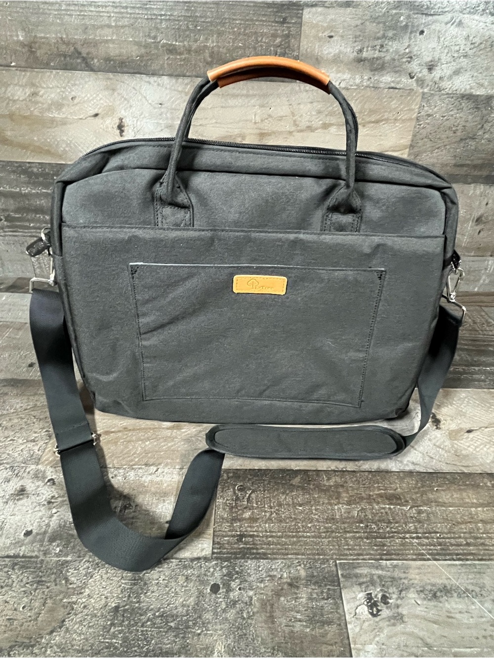 NEW E-Tree Laptop Briefcase Padded Bag Black 15” Messenger Shoulder Shockproof